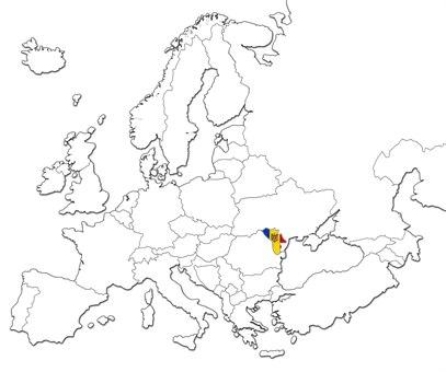 Moldova kart