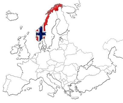 Norge kart