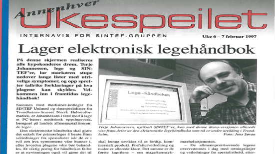 Faksimile fra Ukesspeilet