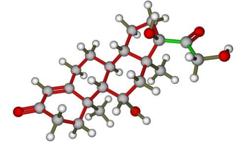 Kortisolmolekyl