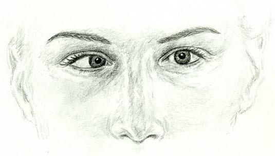 Skjeling høyre øye Skjeling høyre øye