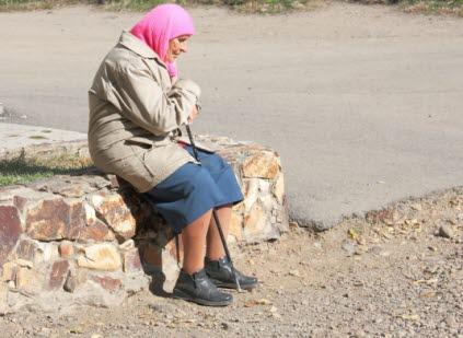 Gammel og dårlig til beins