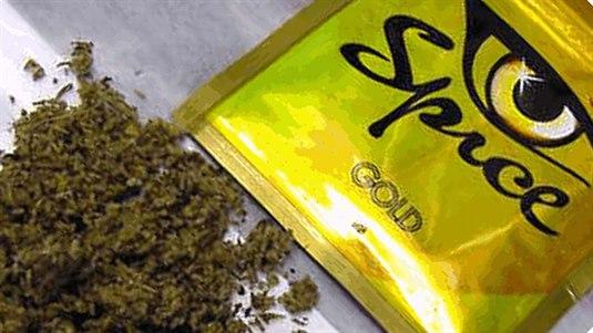 spice En pose med syntetisk cannabis - "Spice"